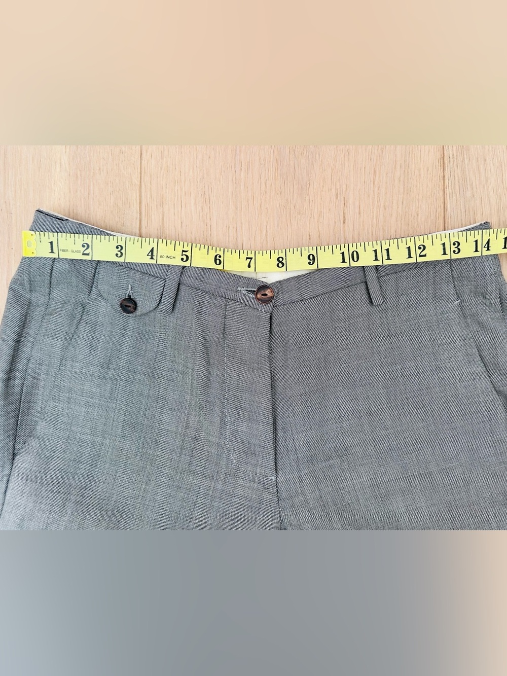 Golden Goose Silver Grey Straight Leg and Black Lined Trouser Interior - Picture 11 of 12